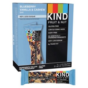 KIND BAR, BLUEBERRY VANILLA & CASHEW 12 CT *601*