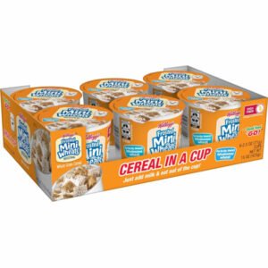 KELLOGGS CEREAL CUPS, FROSTED MINI WHEATS 6 CT *687*