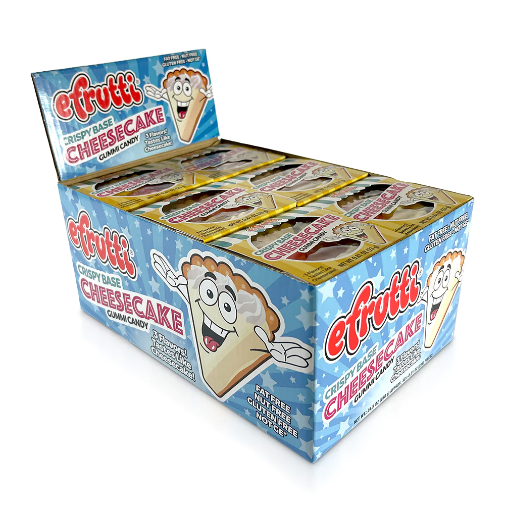 EFRUTTI CHEESE CAKE GUMMY CANDY 60 CT