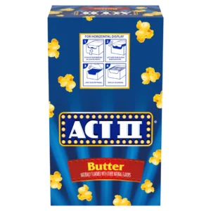 ACT II BUTTER POPCORN 18 CT *675*