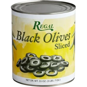 #KRINOS SLICED BLACK OLIVES 6 LB