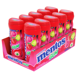 MENTOS GUM, STRWBERRY 10 CT *468*
