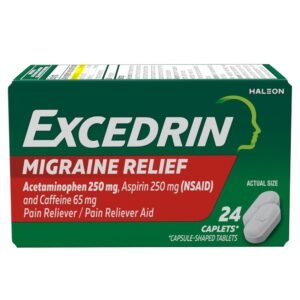 EXCEDRIN MIGRAINE, BOTTLES 24 CT
