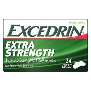 EXCEDRIN TABLETS, 24 CT *1013*