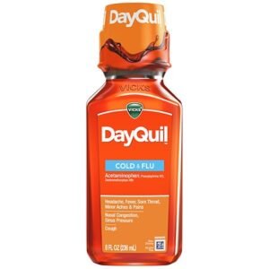 DAYQUIL COLD & FLU LIQUIDE, 8 OZ *1018*
