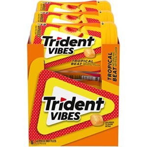 TRIDENT VIBES, TROPICAL PEACH MANGO BOTTLES  6 CT