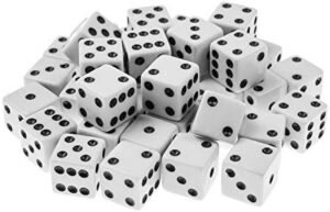 CLEAR DICE, 24 CT *1307*