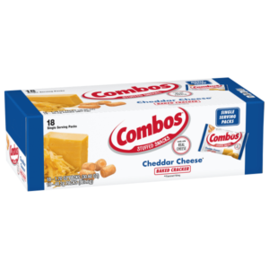 COMBOS, CHEDDAR CHEESE CRACKER 18 CT *669*