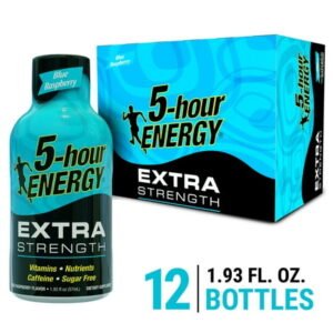 5- HOUR ENERGY DRINK, EXTRA STRENGTH BLUE RASBERRY 12 CT