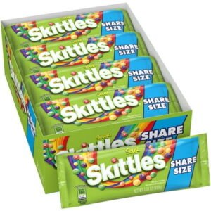 SKITTLES, SOUR  KING SIZE 24 CT *181*