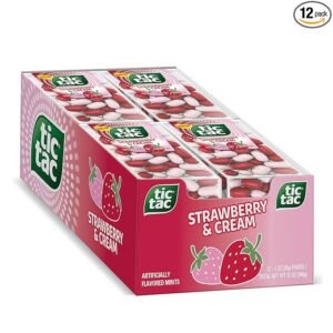 TIC TAC, STRAWBERRY & CREAM 12 CT *360*