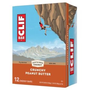 CLIF, CRUNCHY PEANUT BUTTER 12 CT *590*