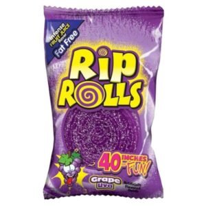 SOUR RIP ROLL , GRAPE 24 CT