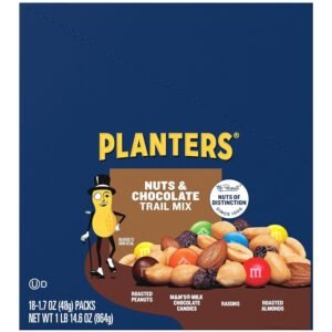 PLANTERS TRAIL MX TUBE, NUT & CHOCOLATE 18 CT *1637*