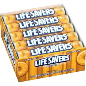 LIFESAVERS, BUTTER RUM 20 CT *342*