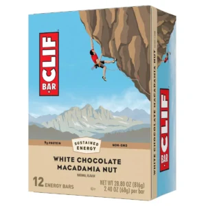 CLIF, WHITE CHOCOLATE MACADANIA NUT 12 CT *589*