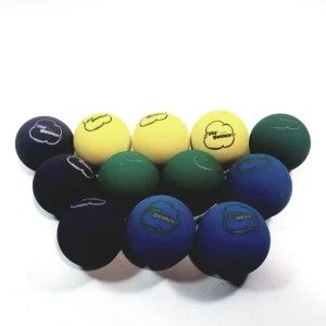 ASSORTED COLORS HAND BALLS, 12 CT *1306*