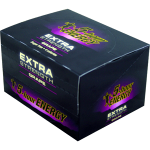 5- HOUR ENERGY DRINK, EXTRA STRENGTH GRAPE 12 CT *1122*