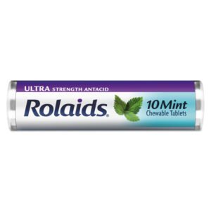 ROLAIDS ULTRA STRENGTH MINT CHEWABLE TABLET 10PC 24/12CT