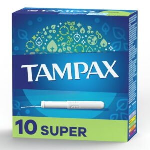 TAMPAX  SUPER ,GREEN 1 CT