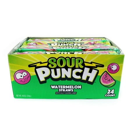 SOUR PUNCH, WATERMELON 24 CT *213*