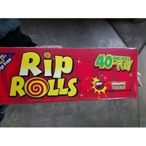 SOUR RIP ROLL , CHERRY 24 CT