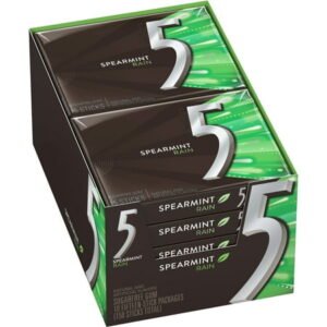 WRIGLEYS 5 RAIN ( SPEARMINT ) 10 CT *418*