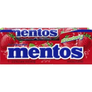 MENTOS, STRWBERRY  16 CT