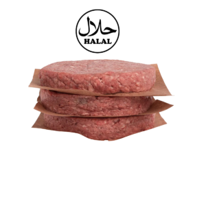 #BURGER HALAL , BY CASE