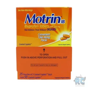 MOTRIN, PAIN RELIEVER  25 CT *985*