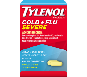TYLENOL COLD & FLU , 20 CT