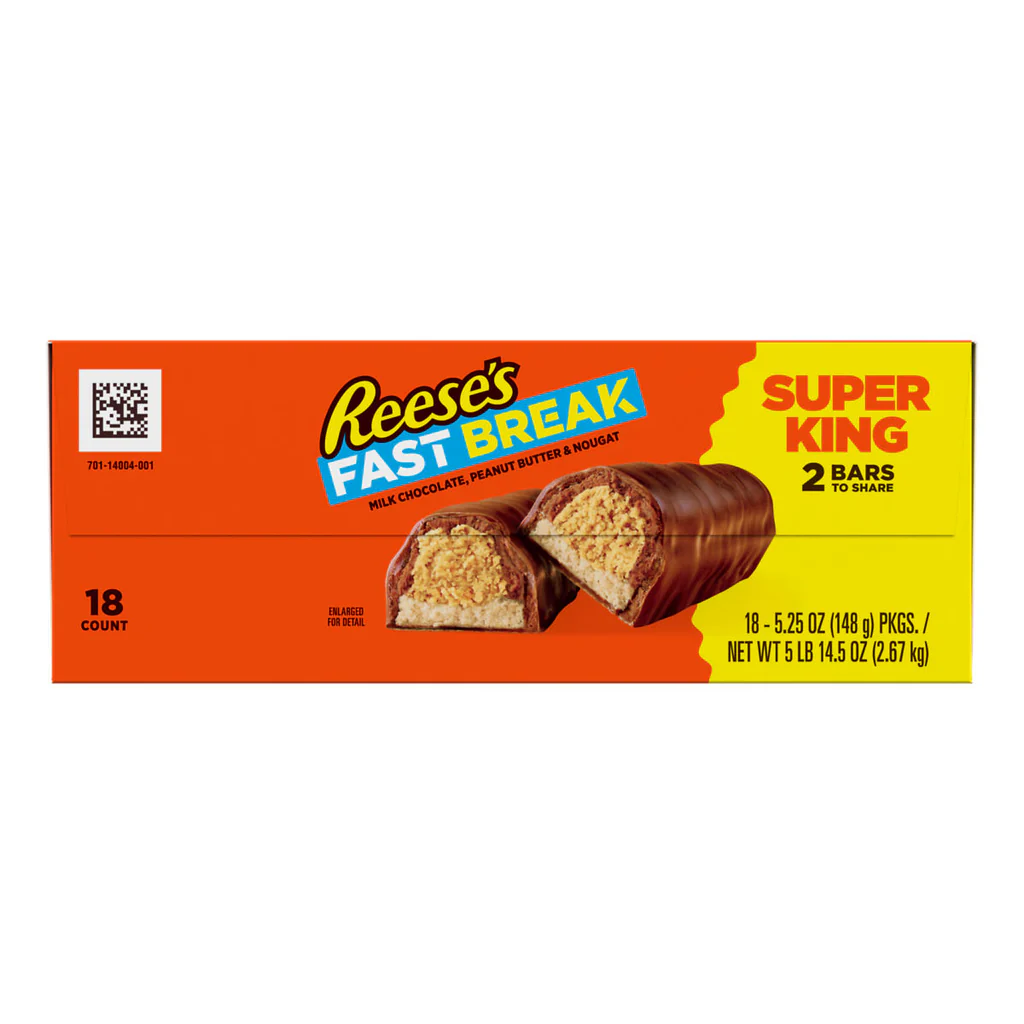 REESES, FAST BREAK SUPER KING SIZE 18 CT