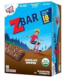 CLIF ZBAR CHOCLATE BROWNIE, 18 CT