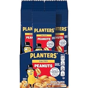 PLANTERS SALTED PEANUTS, 18 CT 2/$1 *1.09 634*