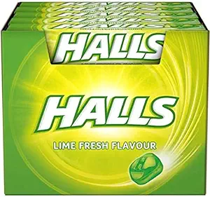 HALLS COUGH DROPS E, LIME 20 CT *NEW*