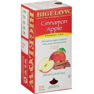 #BIGELOW CINNAMON APPLE HERBAL TEA, 28 CT