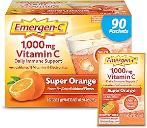EMERGEN-C VITAMIN C, SUPER ORANGE  30 CT 1000 MG