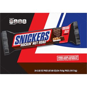 SNICKERS, ROCKIN NUT ROAD KING SIZE, 24 CT *NEW*