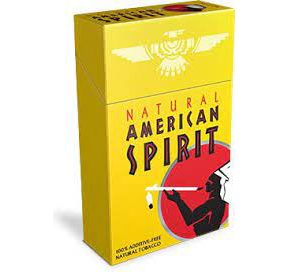 AMERICAN SPIRIT YELLOW KINGS BOX