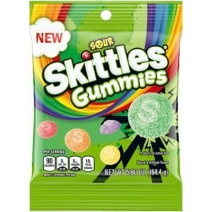 SKITTLES SOUR PACK GUMMIES, 5.8 OUNCE