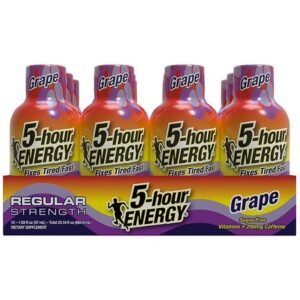 5- HOUR ENERGY DRINK, GRAPE 12 CT