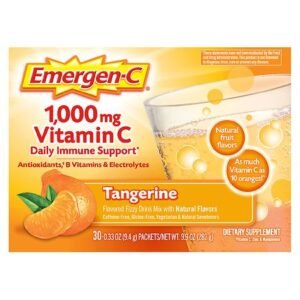EMERGEN-C VITAMIN C, TANGERINE 30 CT 1000 MG  *1088*