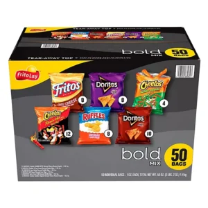 FRITO-LAY BOLD MIX VARIETY PACK CHIPS 50 PACK