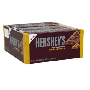 HERSHEYS WHOLE ALMOND , KING SIZE 18 CT