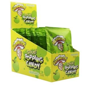 WARHEADS SOUR POPPING CANDY GREEN APPLE