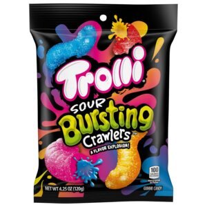 TROLLI SOUR (SQUAD)BURSTING CRAWLERS 12/4.25OZ