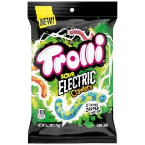 TROLLI  ELECTRIC CRAWLERS 4.25 oz 12CT