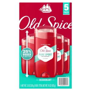 OLD SPICE, PURE SPORT 3 OZ 5 CT