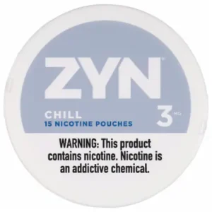 ZYN , CHILL NICOTINE (3) POUCHES 5 CT