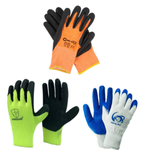 GLOVES CONSTRUCTION BLACK 9 PAIR